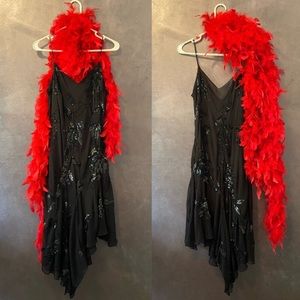 1920s Flapper Sequence Dress Perfect for Halloween
